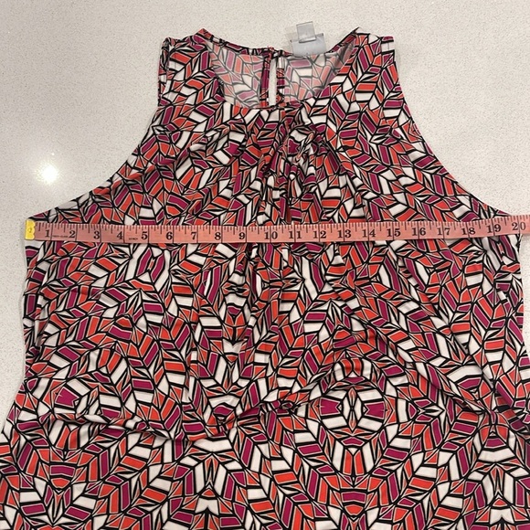 Worthington Sleeveless Blouse Size XL - Picture 6 of 6